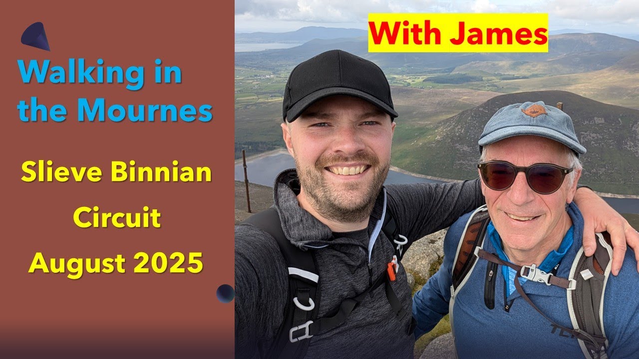 Slieve Binnian Circuit, Mourne Mountains, N. Ireland Aug 2025, also includes Wee Binnian & Moolieve
