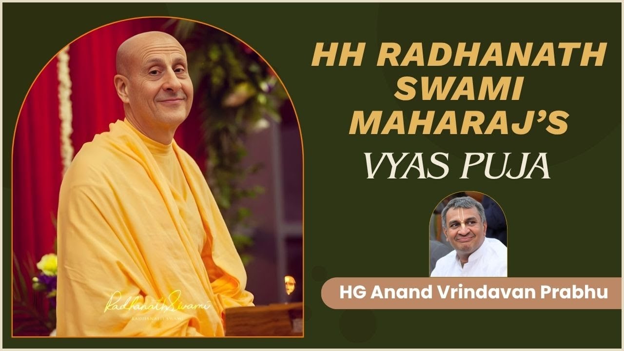 HH Radhanath Swami Maharaj's Vyas Puja !! Anandvrindavan Prabhu !! 08-12-2019