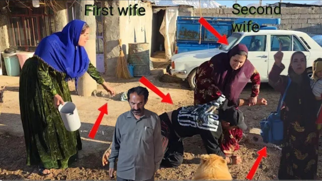 When the second wife gets very angrybefore she leaves