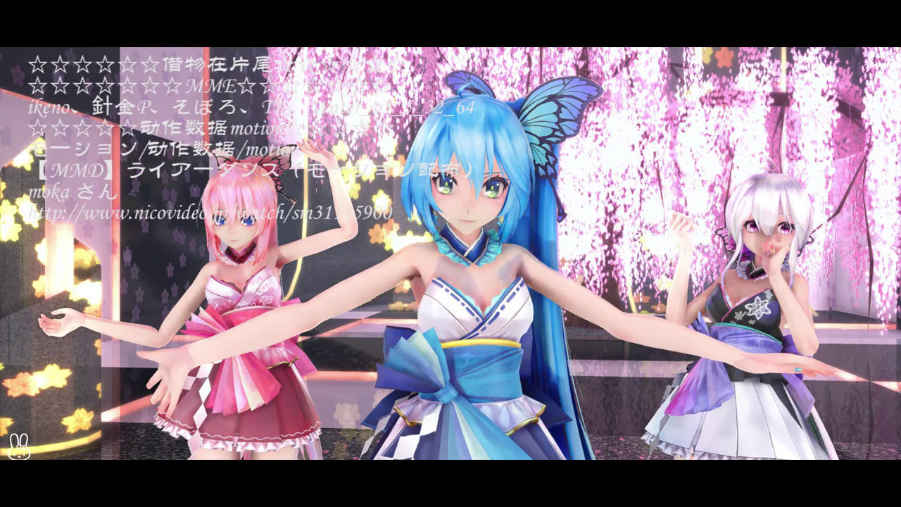 MMD【Liar Dance】Miku Haku Luka