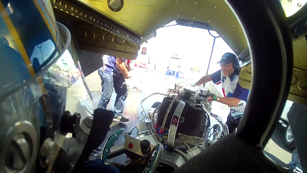 Boss Bird funny car ride along on record run