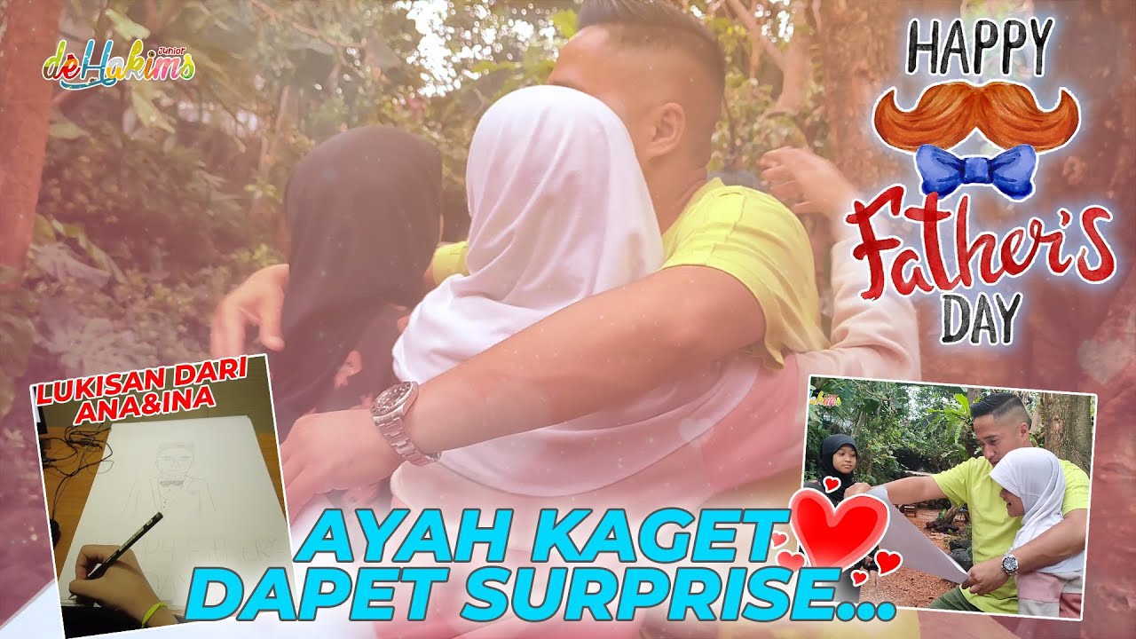 TERHARU..RAKANA&RAINA LUKIS WAJAH UNTUK AYAH DI HARI AYAH