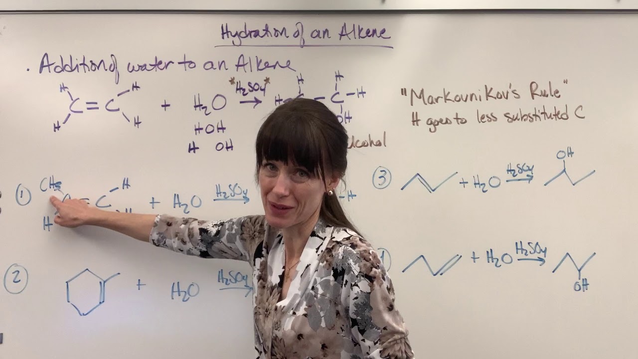 Hydration of an Alkene