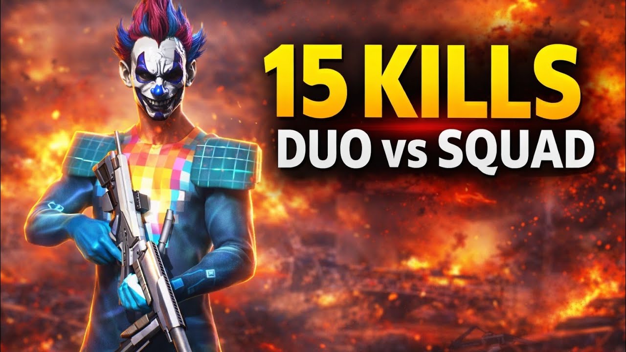 Duo vs Squad 😈 24 KILLS DOMINATION in BR Ranked!