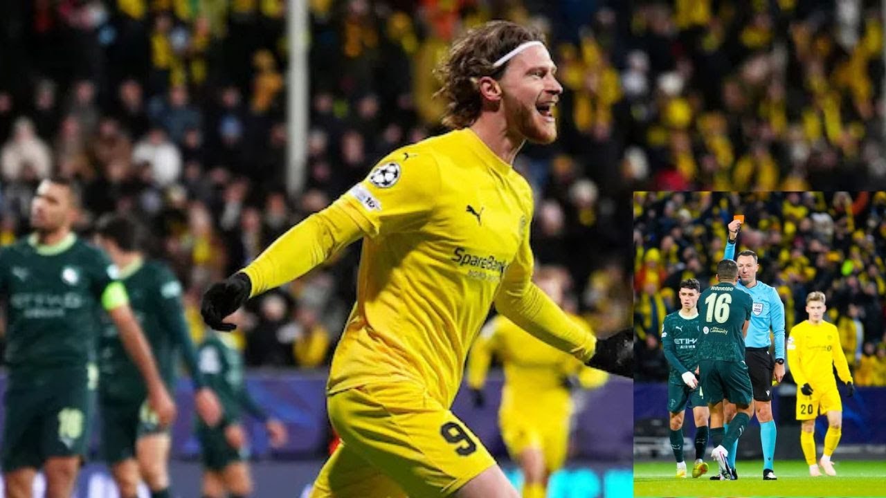 BODO UPSET MAN CITY AS RODRI SHOWN RED CARD😱😱BODO/GLIMT VS MANCHESTER CITY MATCH REVIEW
