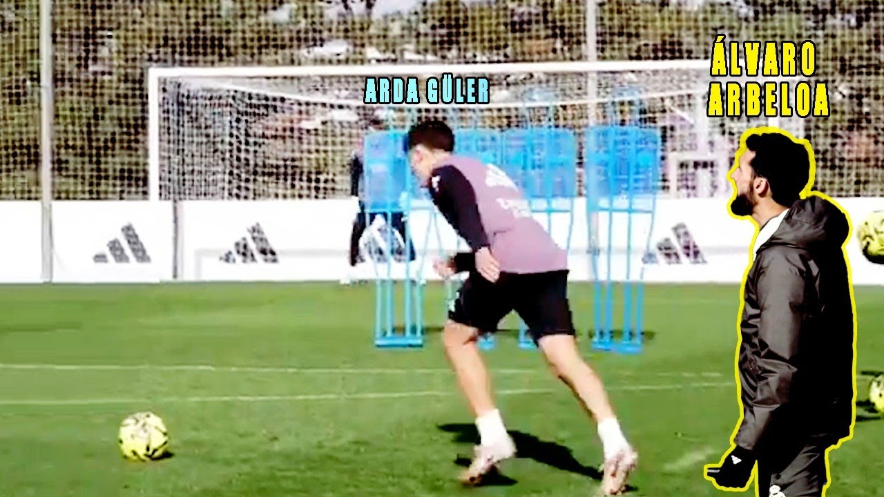 ARDA GÜLER’S FREE KICK SHOCKS REAL MADRID PLAYERS & COACH 😱