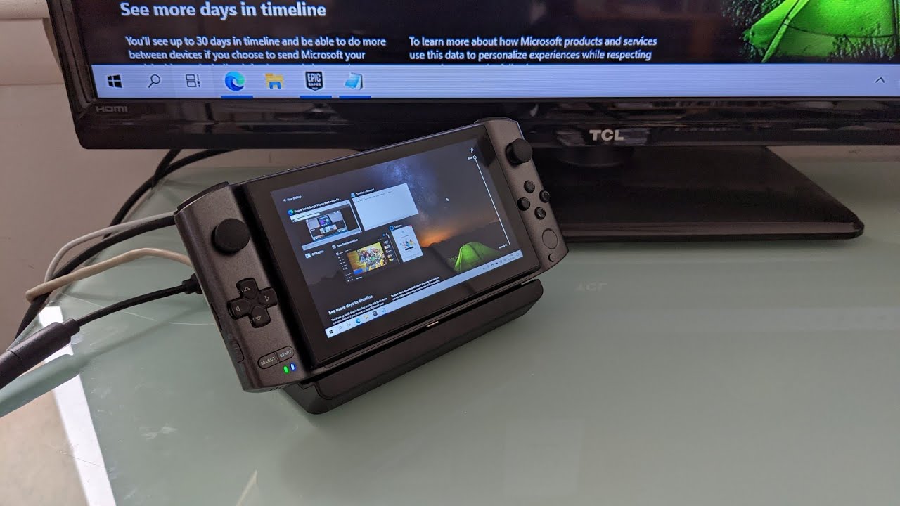 GPD Win 3: Desktop dock & joystick mouse mode