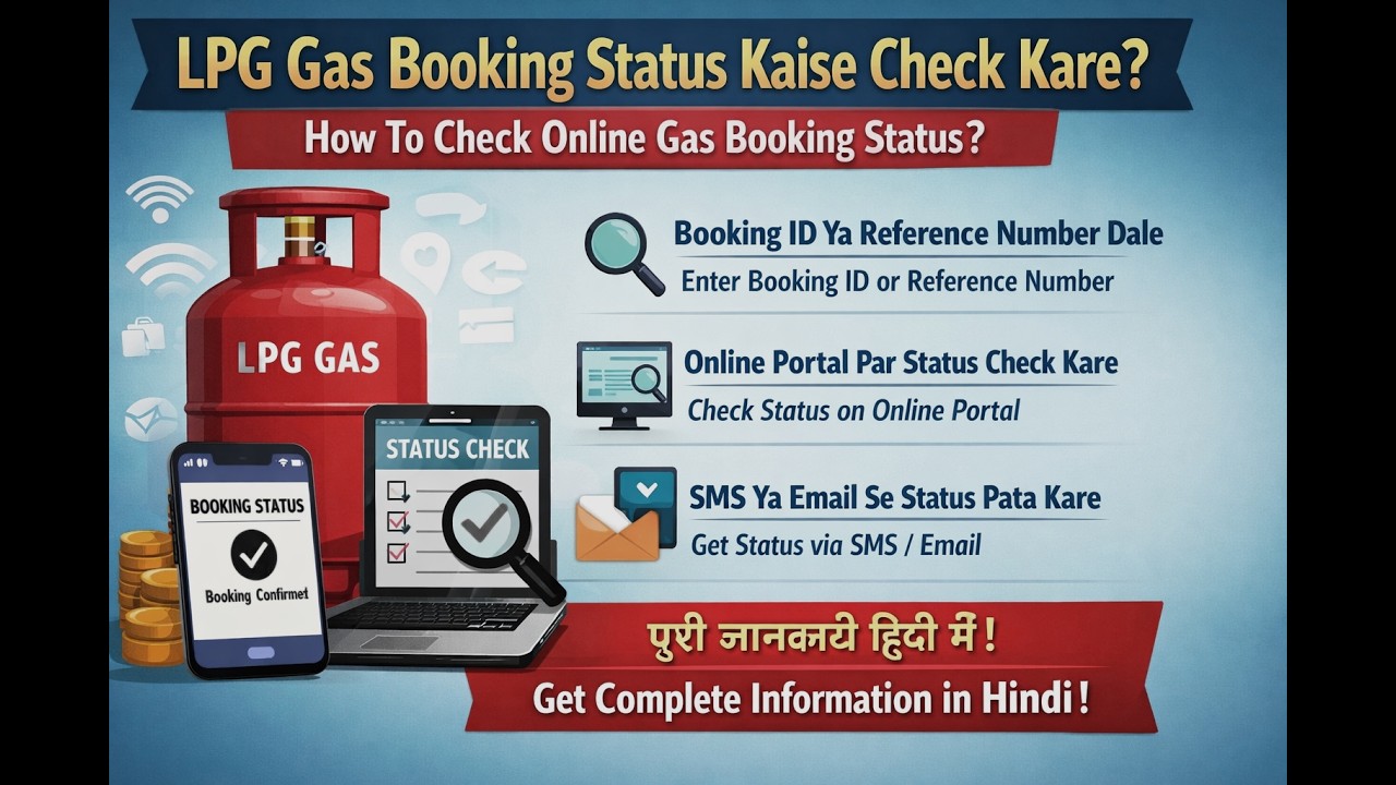 LPG Gas Booking Status Kaise Check Kare | How To Check Online Gas Booking Status