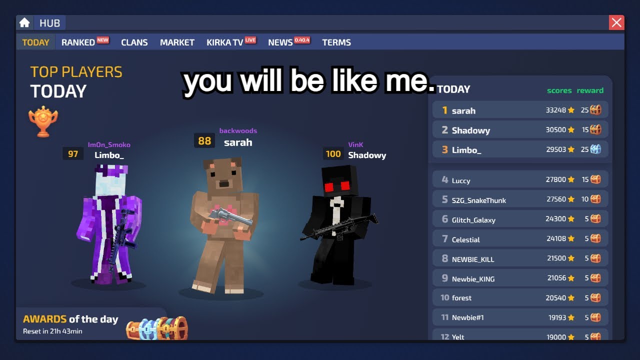 7 steps on how YOU can become PRO in Kirka.io