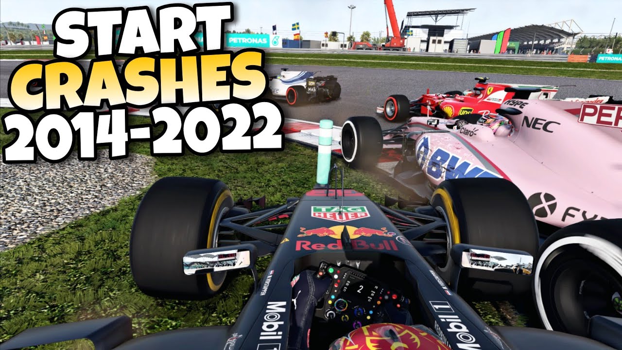 F1 START CRASHES 2014-2022 #5
