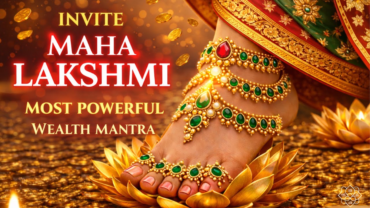 POWERFUL Lakshmi Mantra for WEALTH & PROSPERITY | Ancient महालक्ष्मी मंत्र To Increase Money Flow