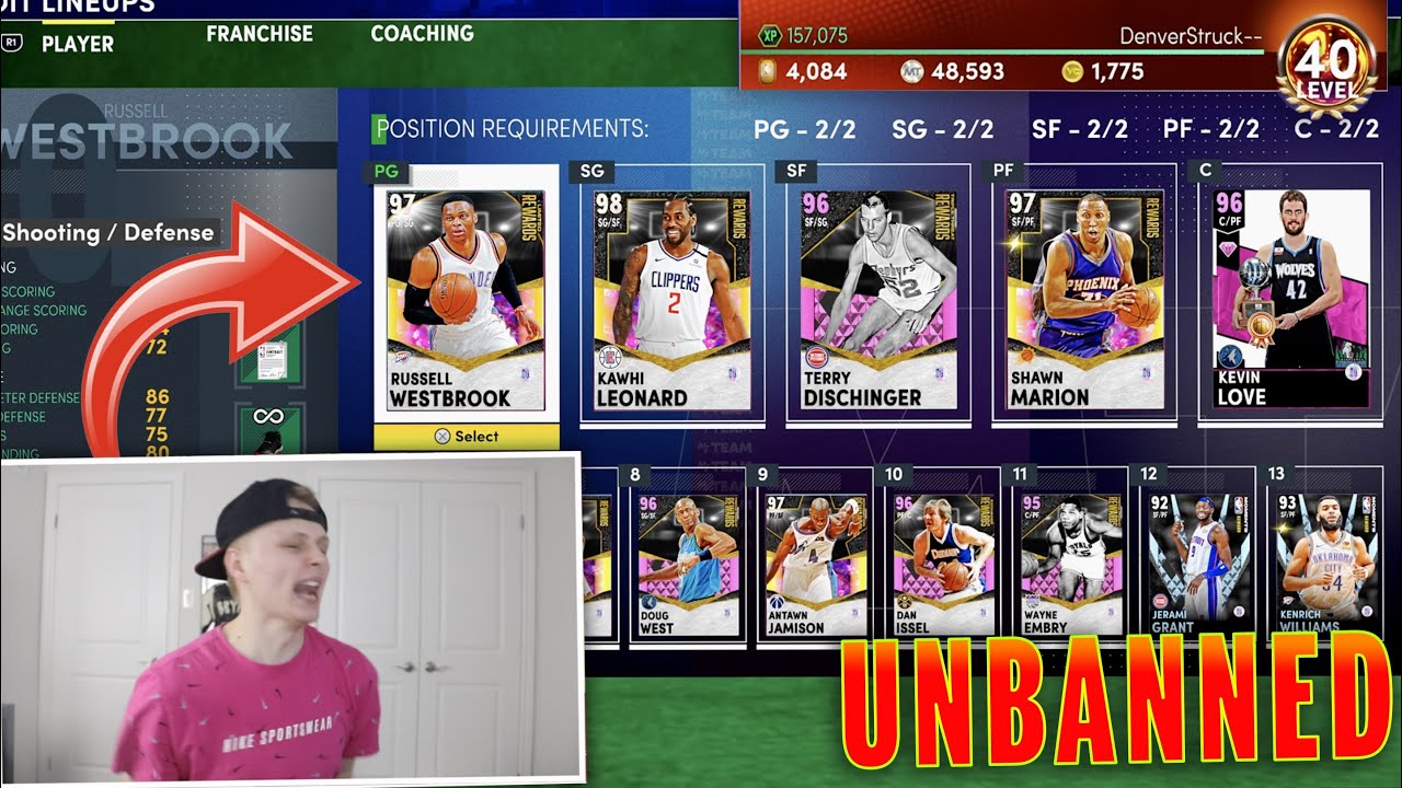 We got UNBANNED in NBA 2K21 & Got GALAXY OPAL KAWHI, WESTBROOK & MARION + Hit LEVEL 40! GTS #24