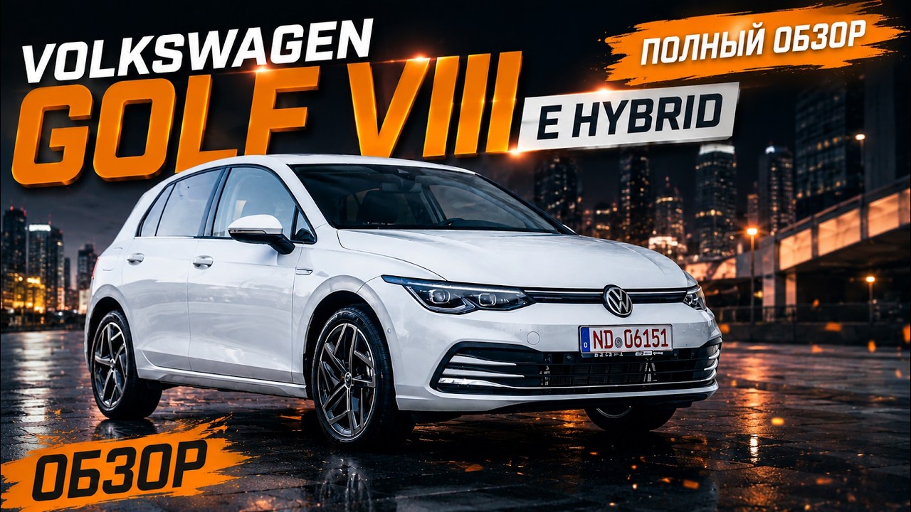 VW Golf 8 Hybrid 2022 с пробегом 35 тыс - Новое поколение или рестайлинг? Тест драйв и обзор