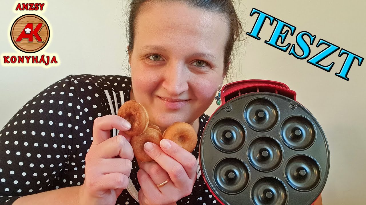 Mini fánksütő gép a Lidl-ből - TESZT/ Anzsy konyhája