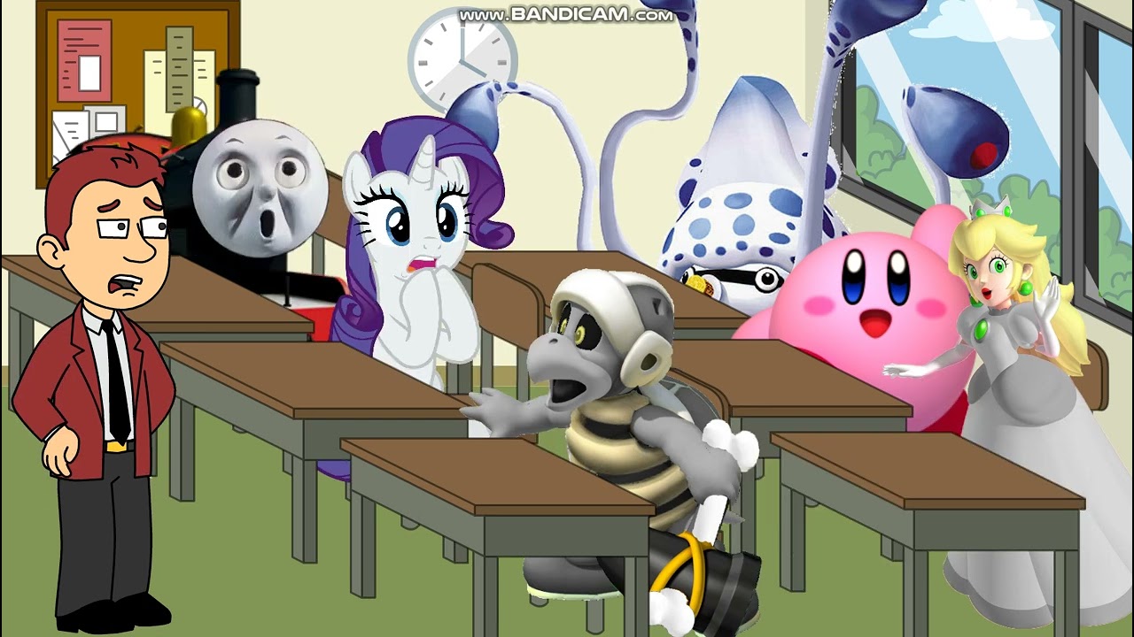 Dry Bone Bro Changes the Time Clock in School/Grounded