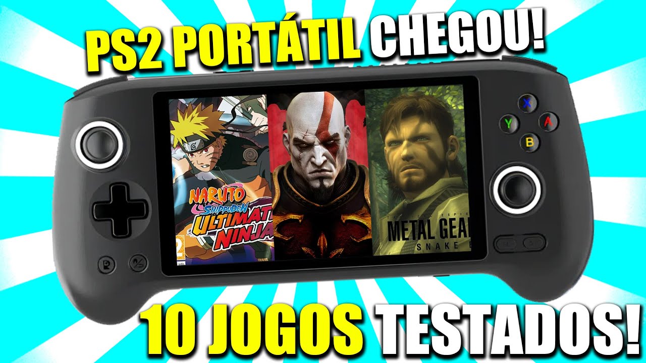 RG556 rodando PS2 &eacute; INCR&Iacute;VEL! TESTEI 10 JOGOS PESADOS! ANBERNIC RG566 &eacute; um PS2 port&aacute;til!