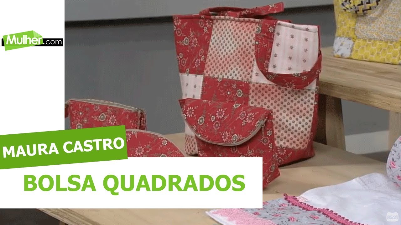 Bolsa Quadrados - Maura Castro - 18/06/2018
