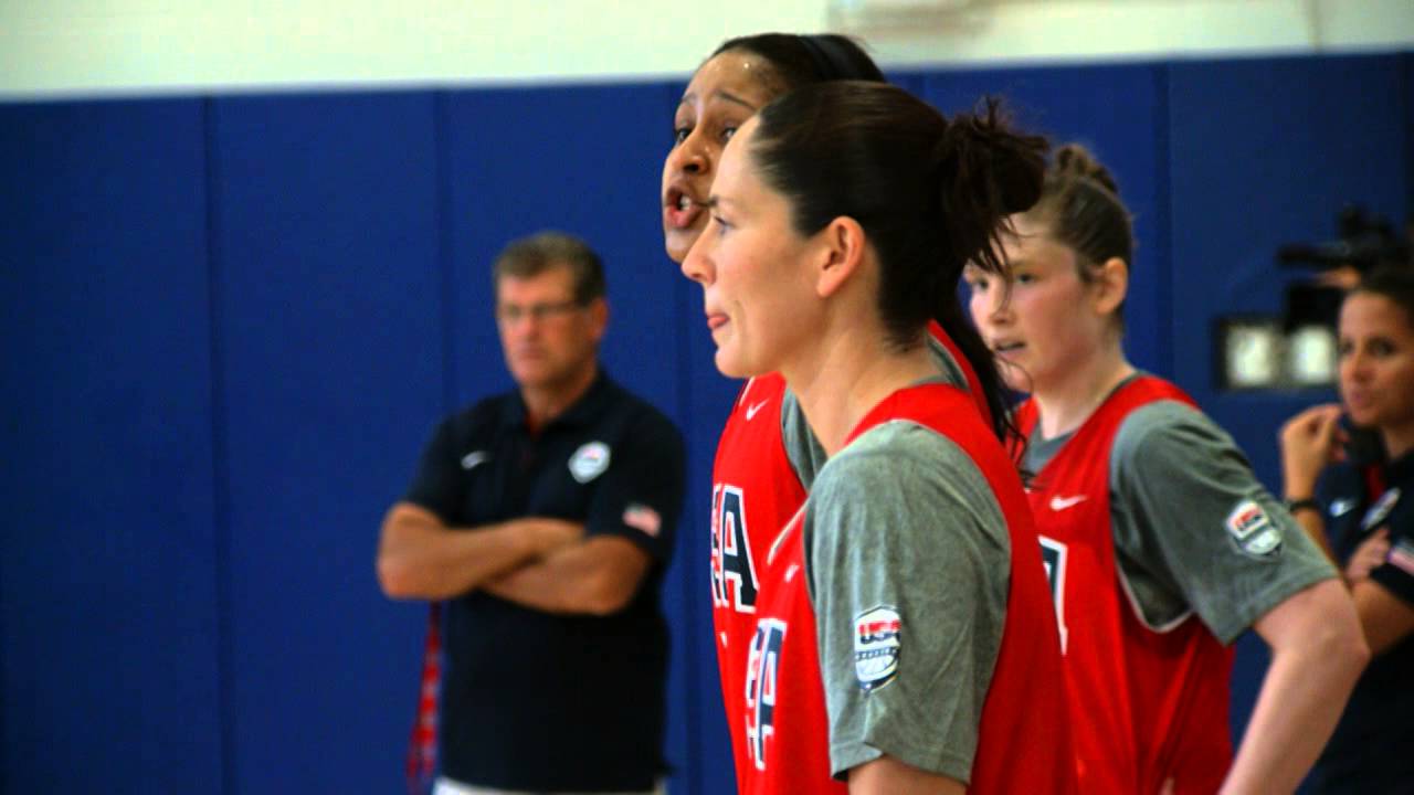 The USA Basketball Women's National Team opens camp at US Naval Academy