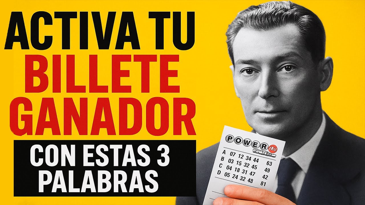 ACTIVA TU BILLETE GANADOR CON ESTAS 3 PALABRAS CUÁNTICAS – Neville Goddard