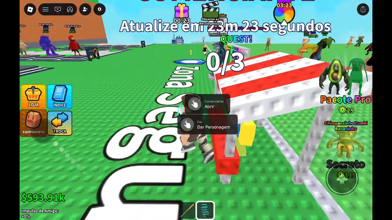 Eu jogondo um jogo de brainrot