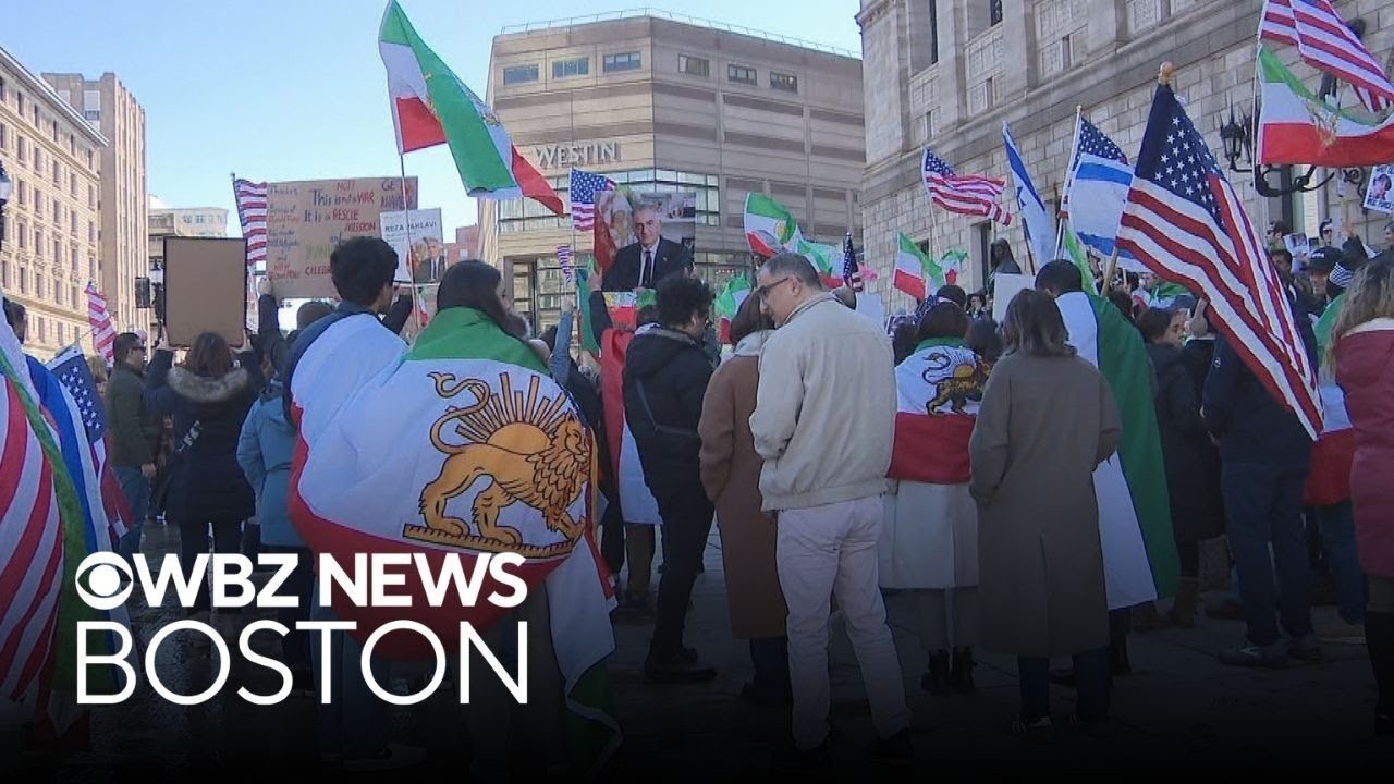 Iranians gather in Boston for rally to celebrate end of regime after U.S. attacks