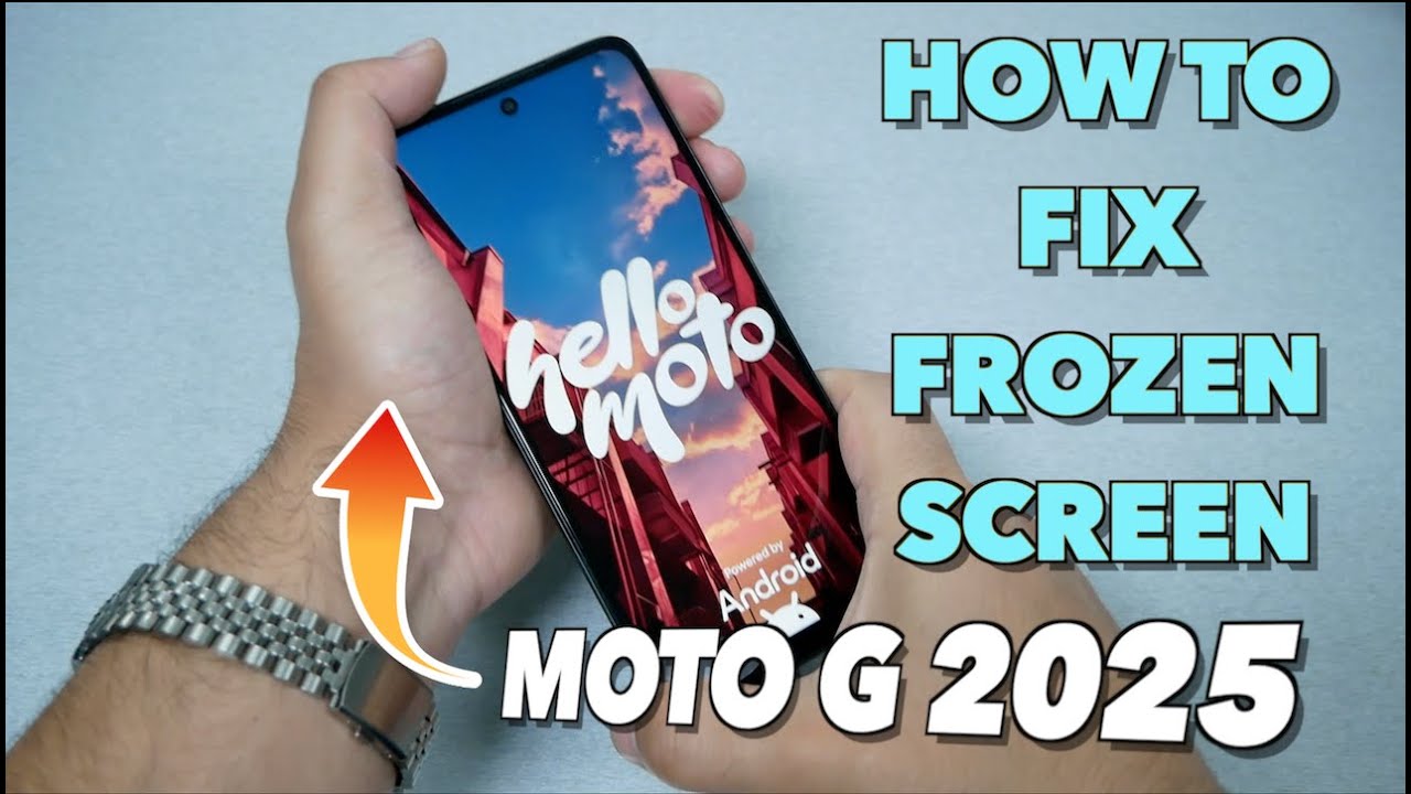 Moto G 2025 How to Fix frozen screen or it won't turn on