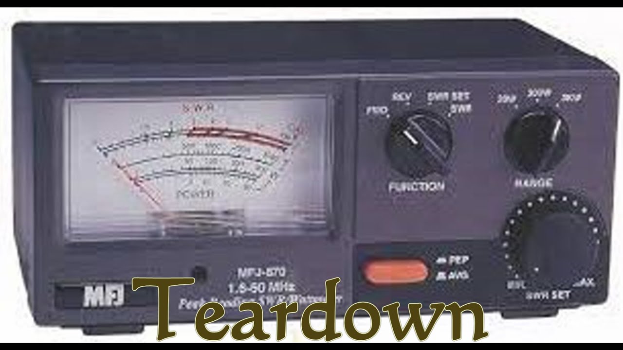 MFJ-870 SWR/WATT meter teardown