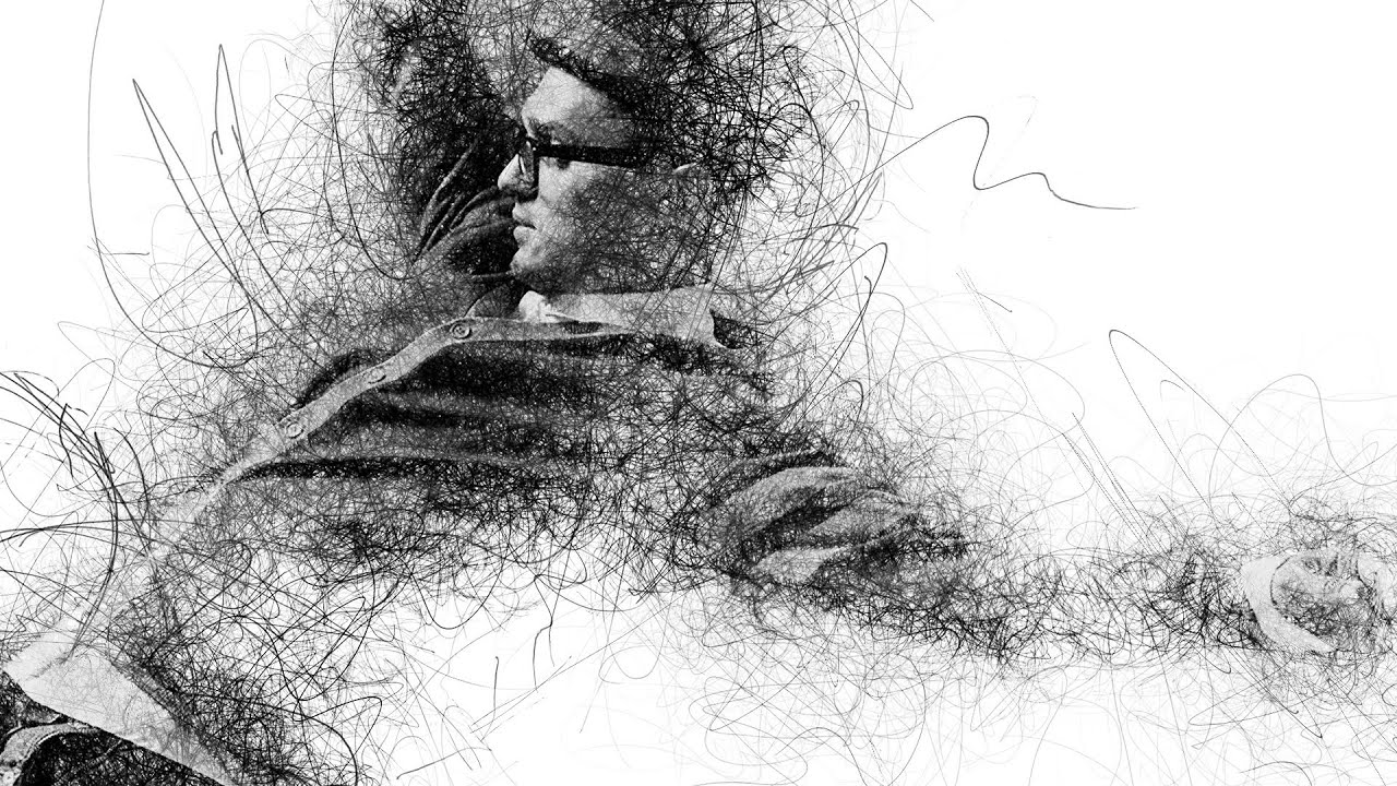 Lines Photoshop Effect Tutorial | Automatically convert your photos to line art
