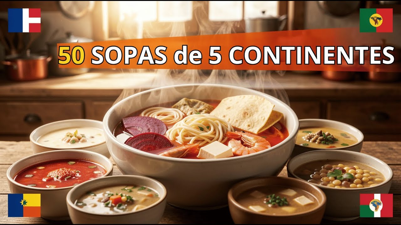 Volta ao Mundo em 50 Colheradas: O Quiz das Sopas do Mundo! #sopas #food #sopasdomundo