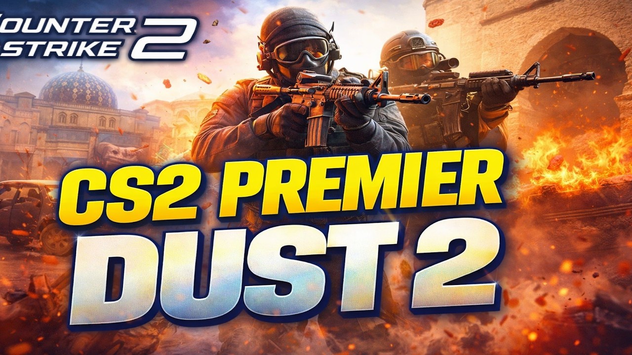 CS2 Premier Gameplay | Full Match on Dust 2 (1080p 60FPS)