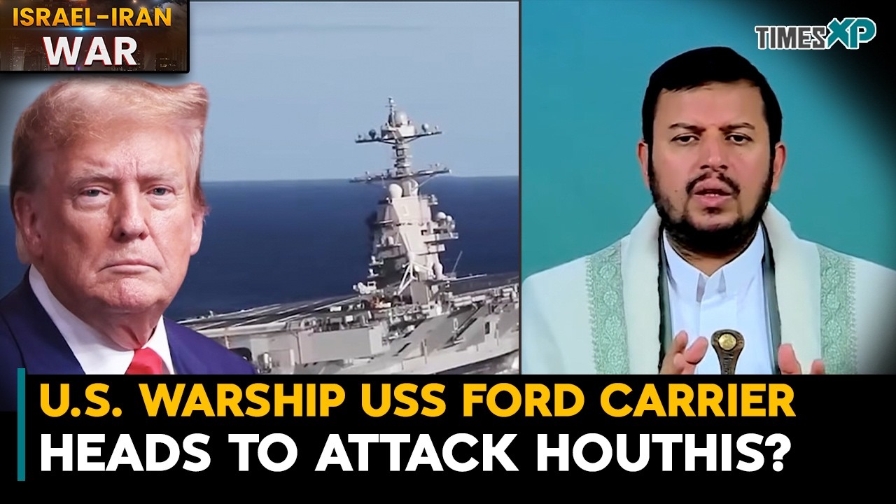U.S. Warship USS Ford Carrier Heads To Attack Iran-Backed Houthis? | Iran-Israel-U.S. War