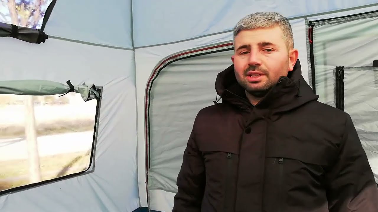 Gölgelik 6 kişilik Arpenaz Base Quechua Decatlon Modifiye İşlemi.Yazlık Kışlık Kullanım Modifiyesi