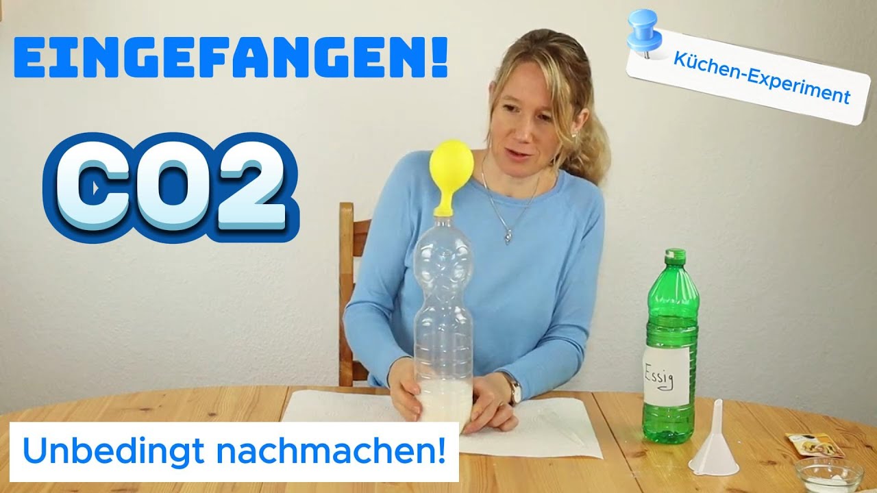 Forsche mit! Eingefangen! Lustige Küchen-Experimente mit CO2