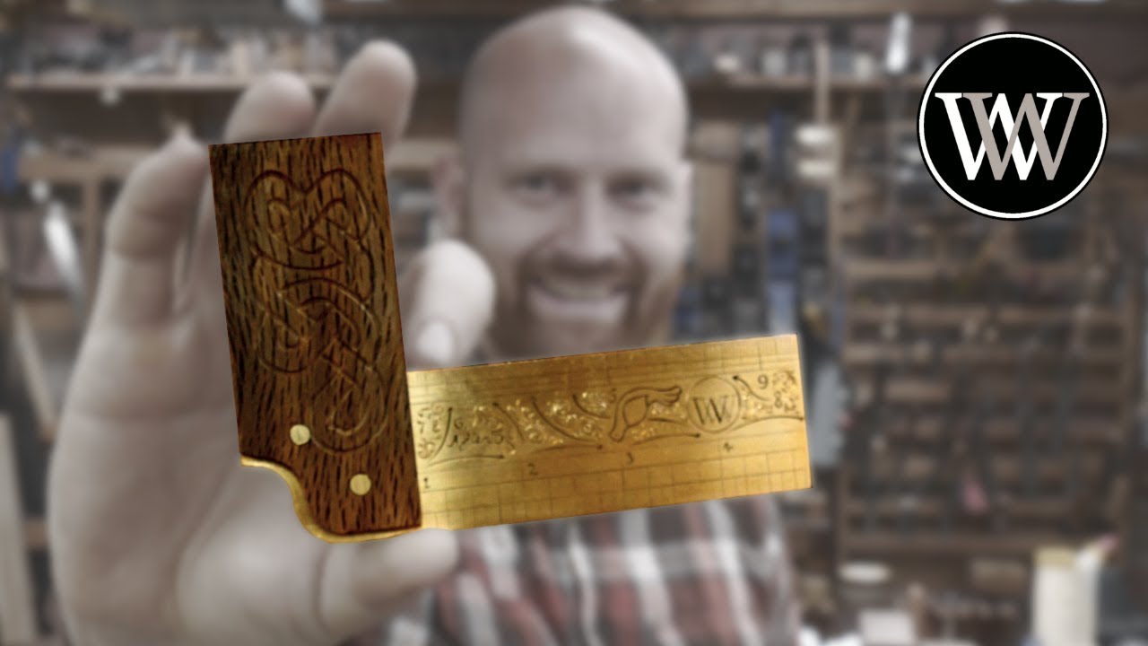 Making a Tri Square With Uri Tuchman out of Live oak and brass