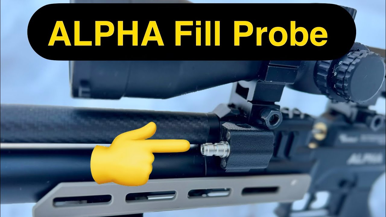 Air Venturi Alpha Magnetic Fill Probe Holder | SolidWorks Design + 3D Print