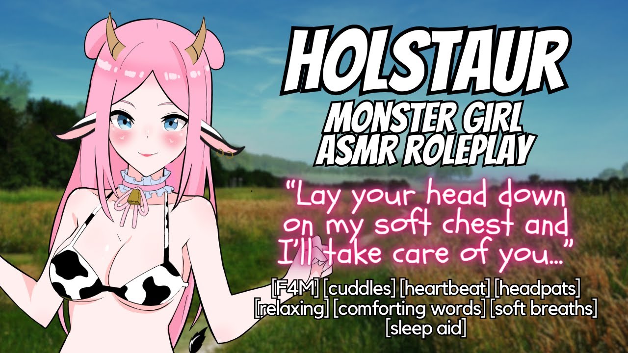 Resting With Your Soft Holstaur Girlfriend at the Farm! 🐮  3Dio Binaural Monster Girl ASMR Roleplay