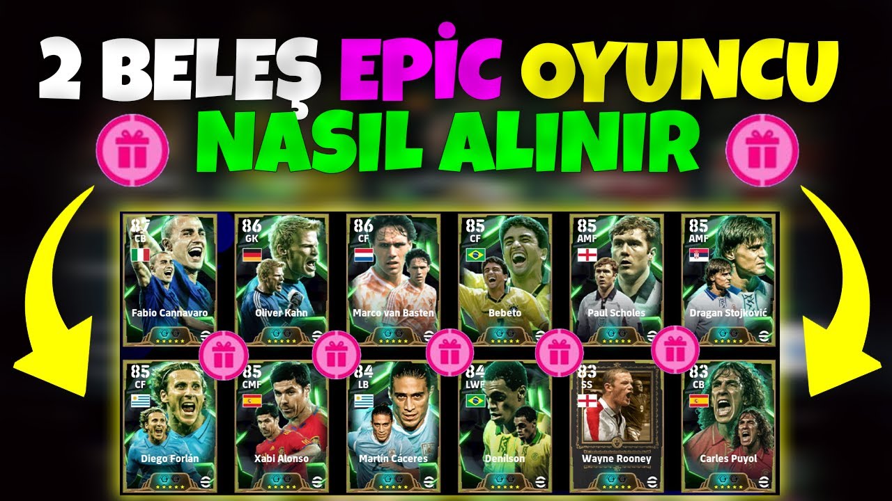 BEDAVA 2 EPİC OYUNCU 🎁 NASIL ALINIR 🔥 eFootball 2025 Mobile