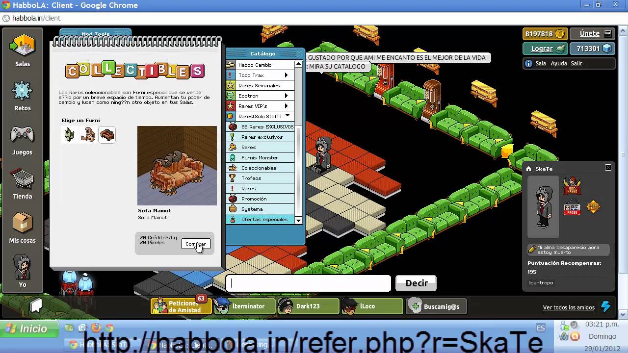 Habbola.in holo con rangos disponibles