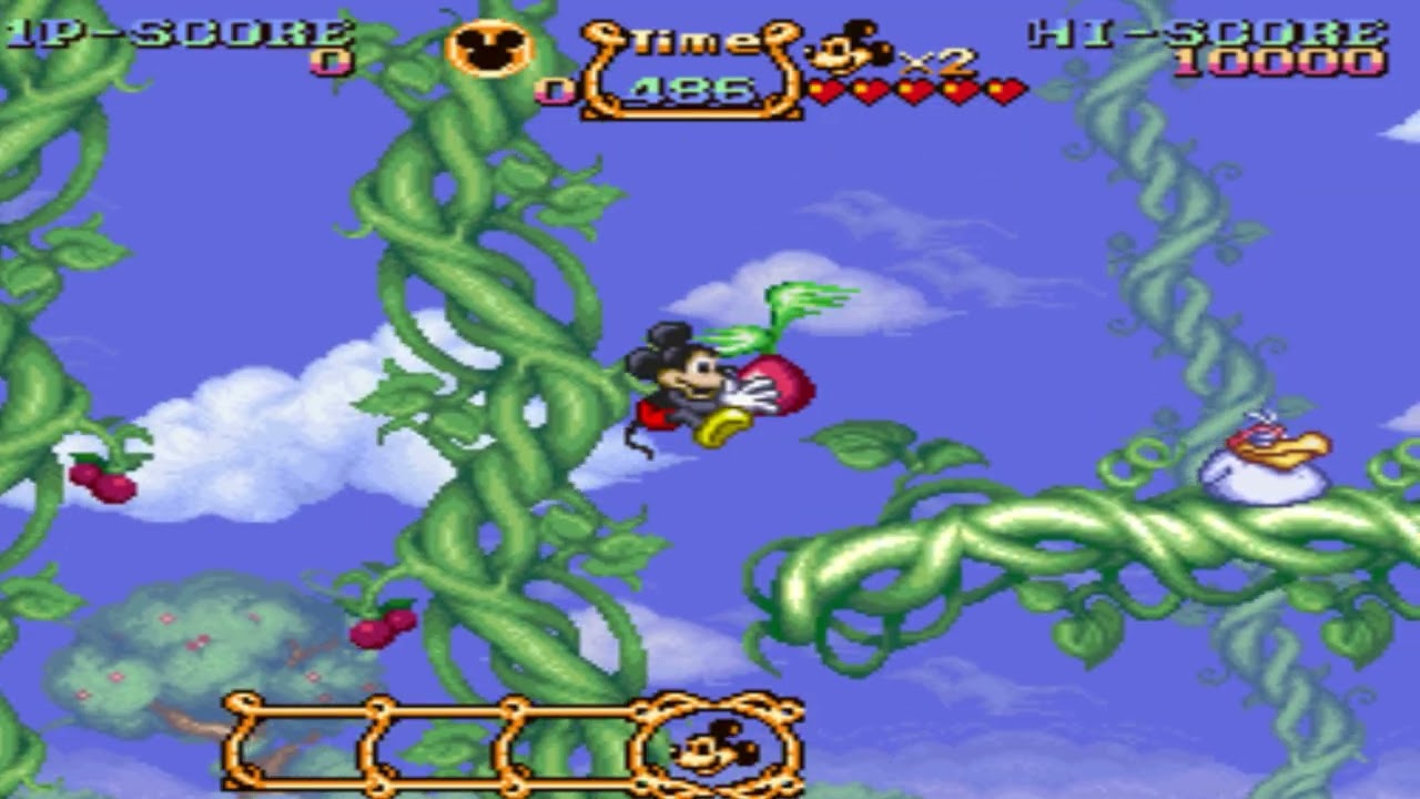 [SFC][SNES] 미키의 매지컬 어드벤처 The Magical Quest Starring Mickey Mouse ミッキーのマジカルアドベンチャー (1992)