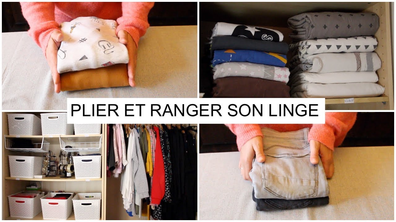 Plier Son Linge Pour Un Rangement Facile...⎜Astuces et Organisation