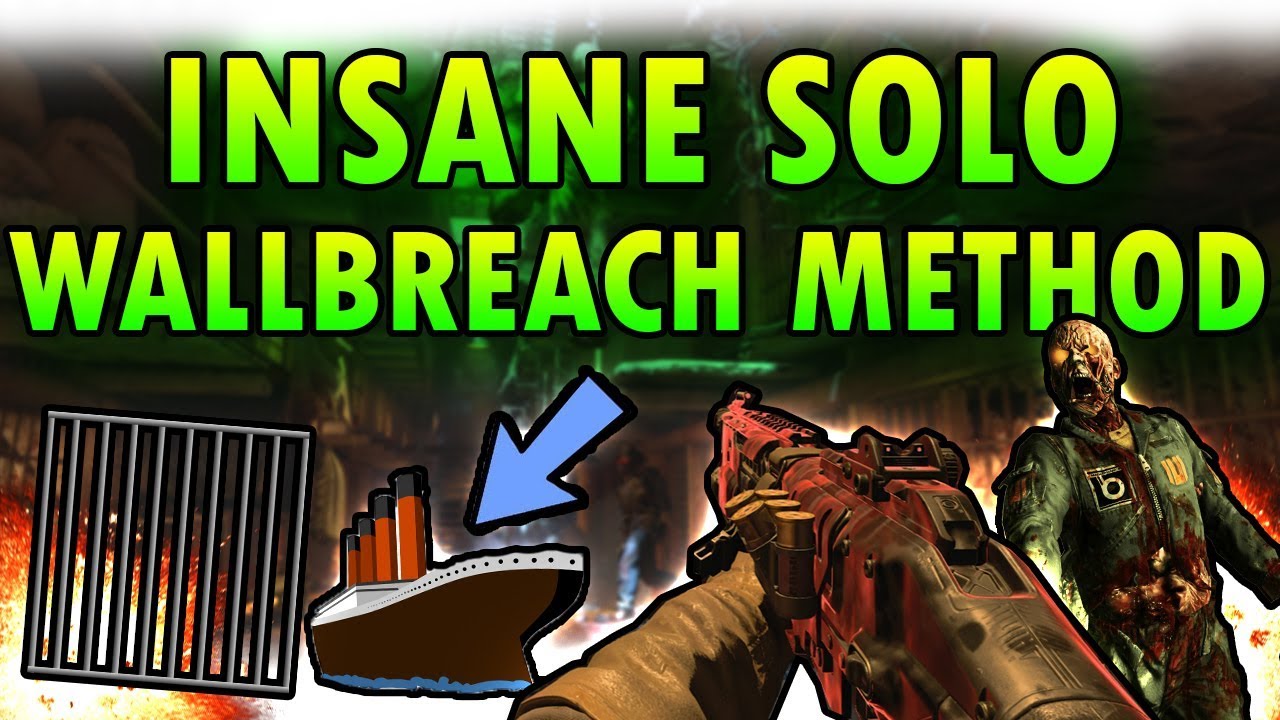 INSANE SOLO RUN THROUGH WALLS WALLBREACH METHOD ON ALL MAPS!!(BO4 GLITCHES)