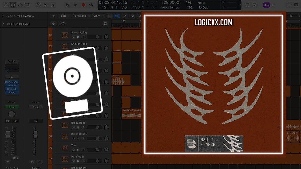 Mau P - neck |Logic Pro Remake