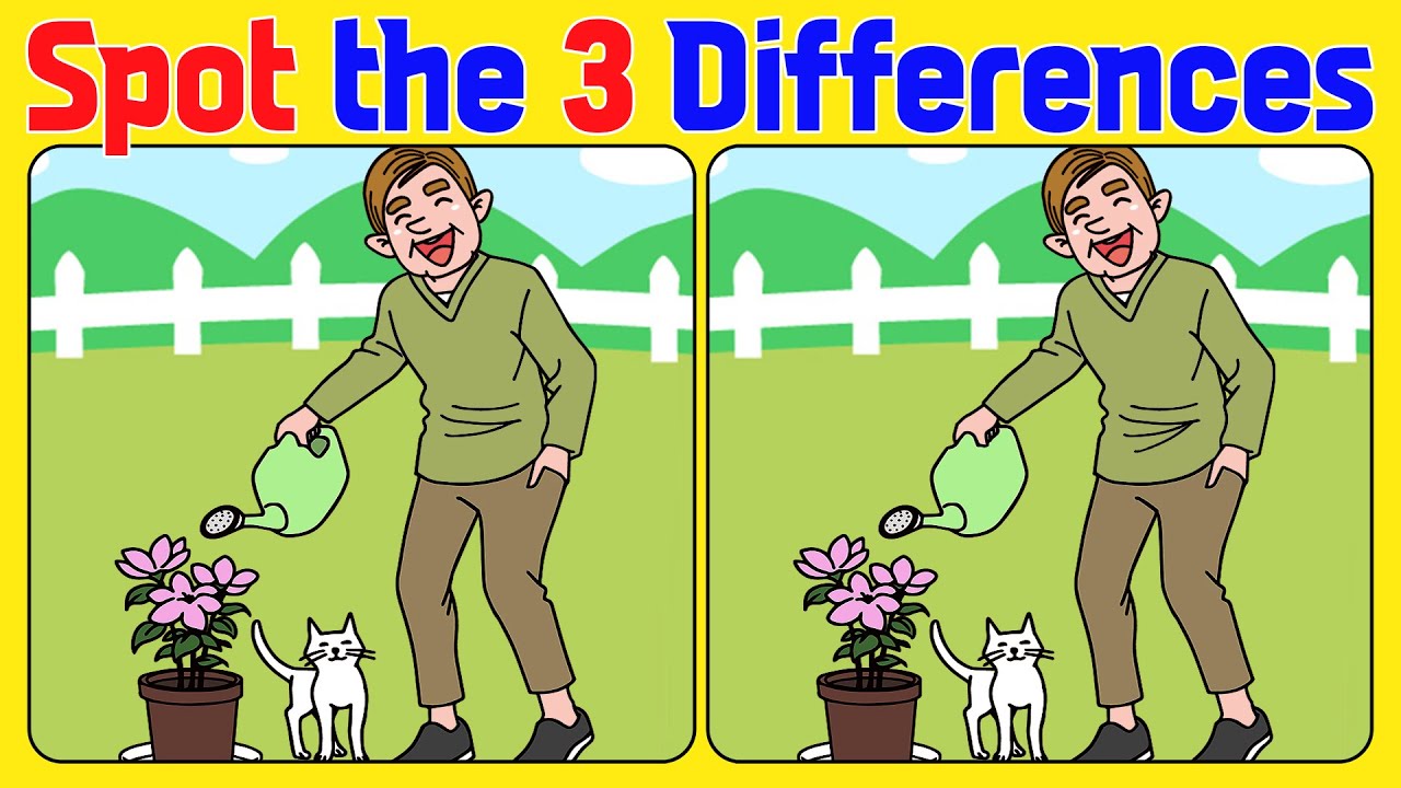 🧠🧩Spot the Difference | Brain Workout 《A Little Difficult》
