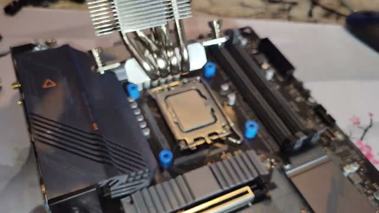 Installing Thermalright Assassin X 90 SE air CPU cooler and 13th gen Intel I5, LGA 1700 1851