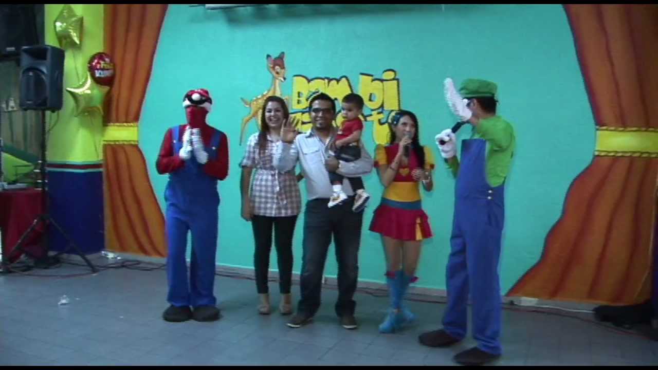Los Manitos de la Tv en la fiesta de Matias