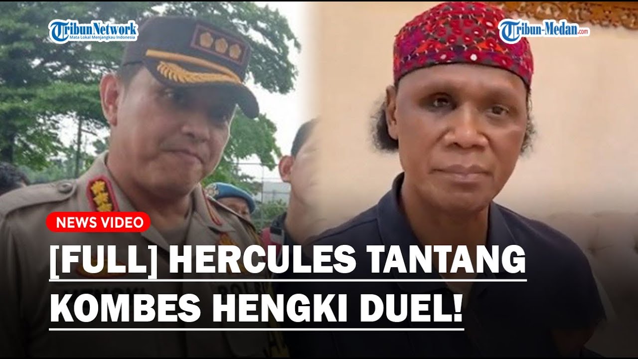 [FULL] Video Hercules Tantang Kombes Hengki Duel: Cuma 5 Menit Bisa Kubuat Kau Selesai!