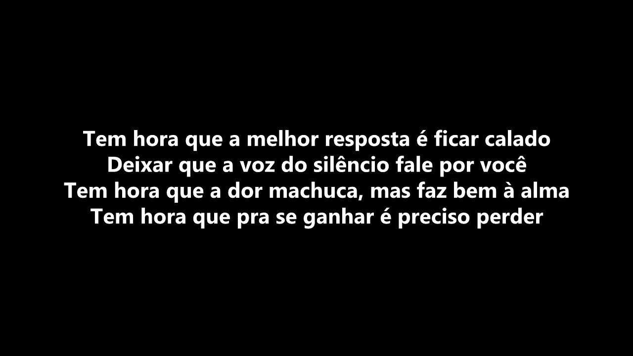 A voz do silêncio Playback Legendado - Shirley Carvalhaes