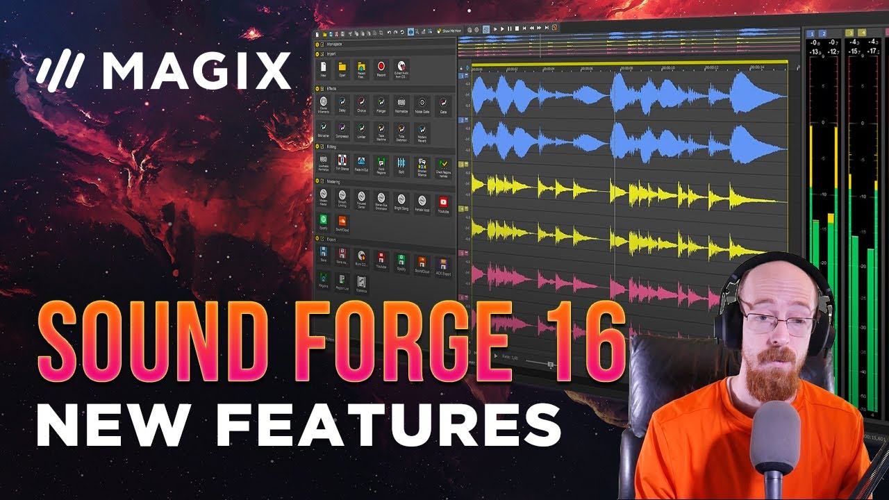 MMTV: MAGIX - Sound Forge 16 New Features and Workflows | Eric Burgess