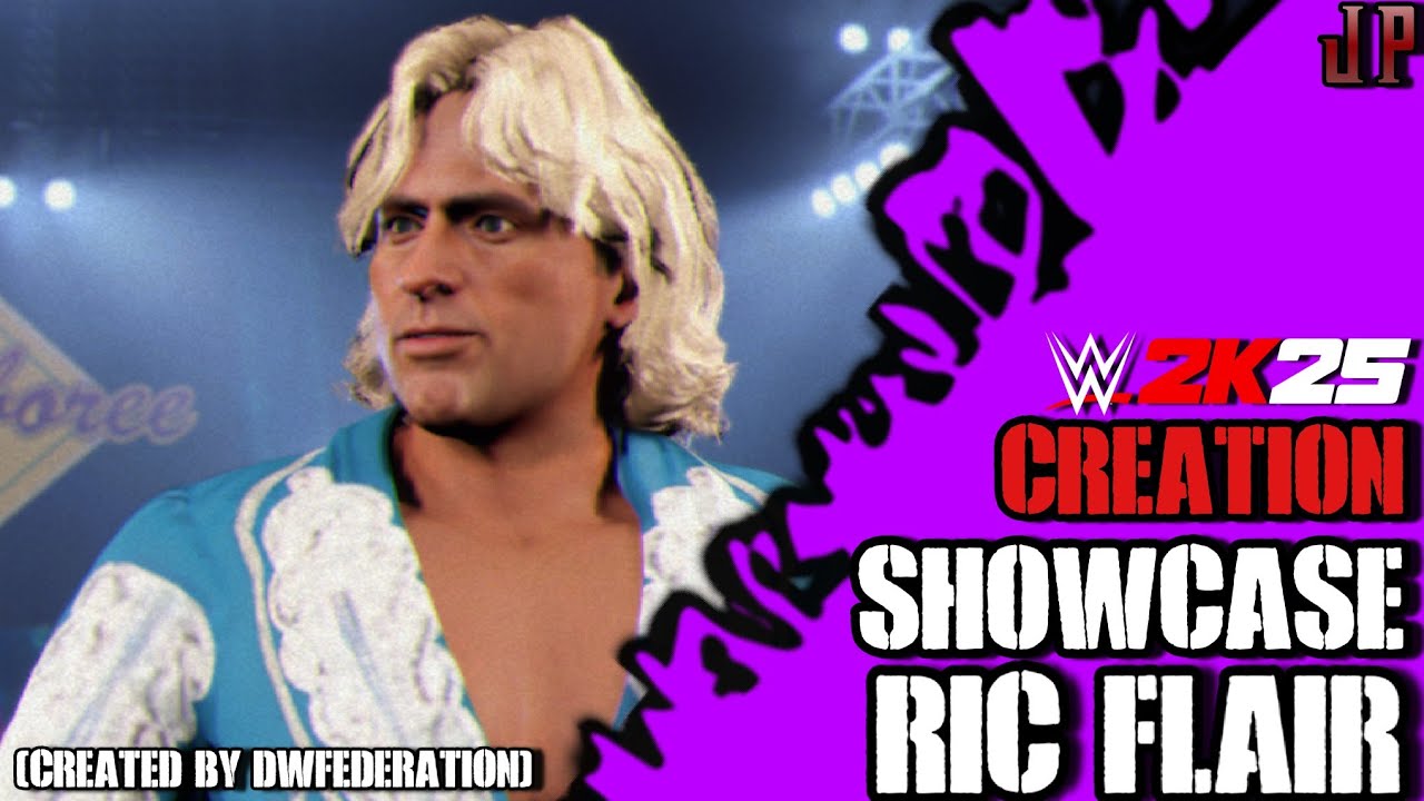Демонстрация творений WWE 2K25: Рик Флэр | (Создано DWFederation) | (PS5/XBSX|S)