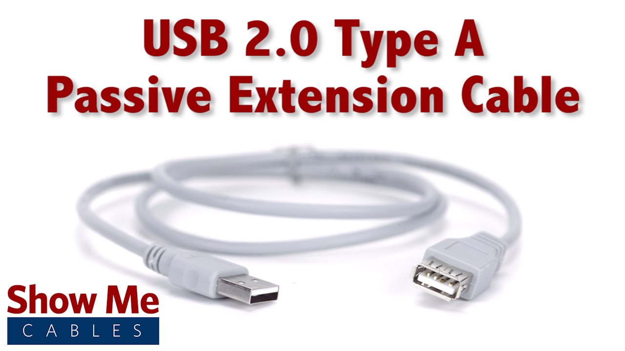 Easy To Use USB 2.0 Passive Extension Cable - Highlight